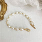 Pearl Bracelet with Golden Elements