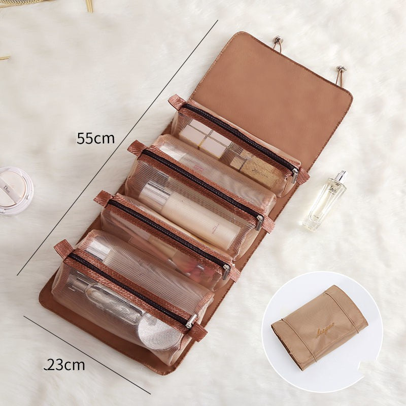 Detachable makeup bag