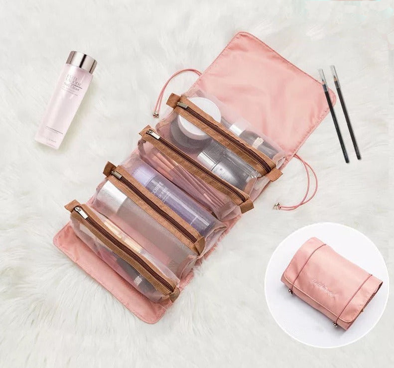 Detachable makeup bag