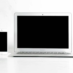 Laptop and phone illustrating a responsive business website